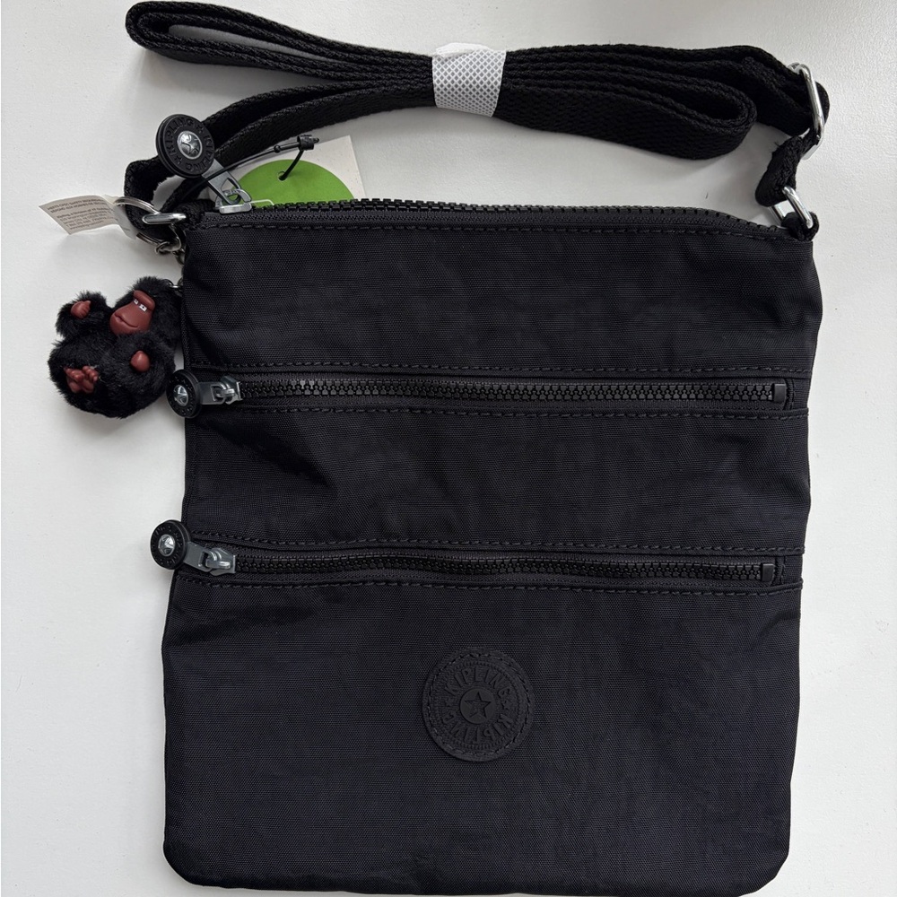 Kipling Nylon Black Crossbody Bag